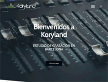 Tablet Screenshot of koryland.com